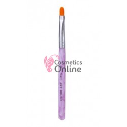 Pensula de unghii pentru gel uv sau acril, Mov 08, art PU79 - Limba de pisica
